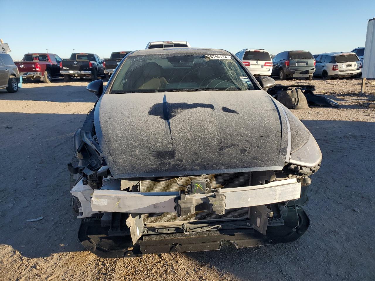 2020 Hyundai Sonata VIN 5NPEF4JA2LH057892 Copart auction photo, front end / minor dent/scratches damage thumbnail 5