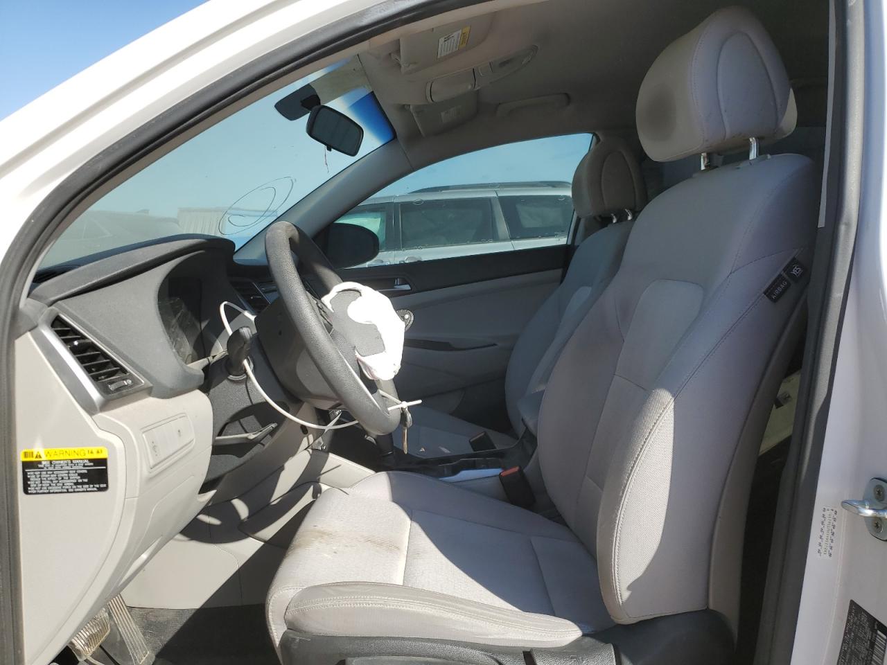 2017 Hyundai Tucson VIN KM8J23A46HU306251 Copart auction photo, front end / hail damage thumbnail 7