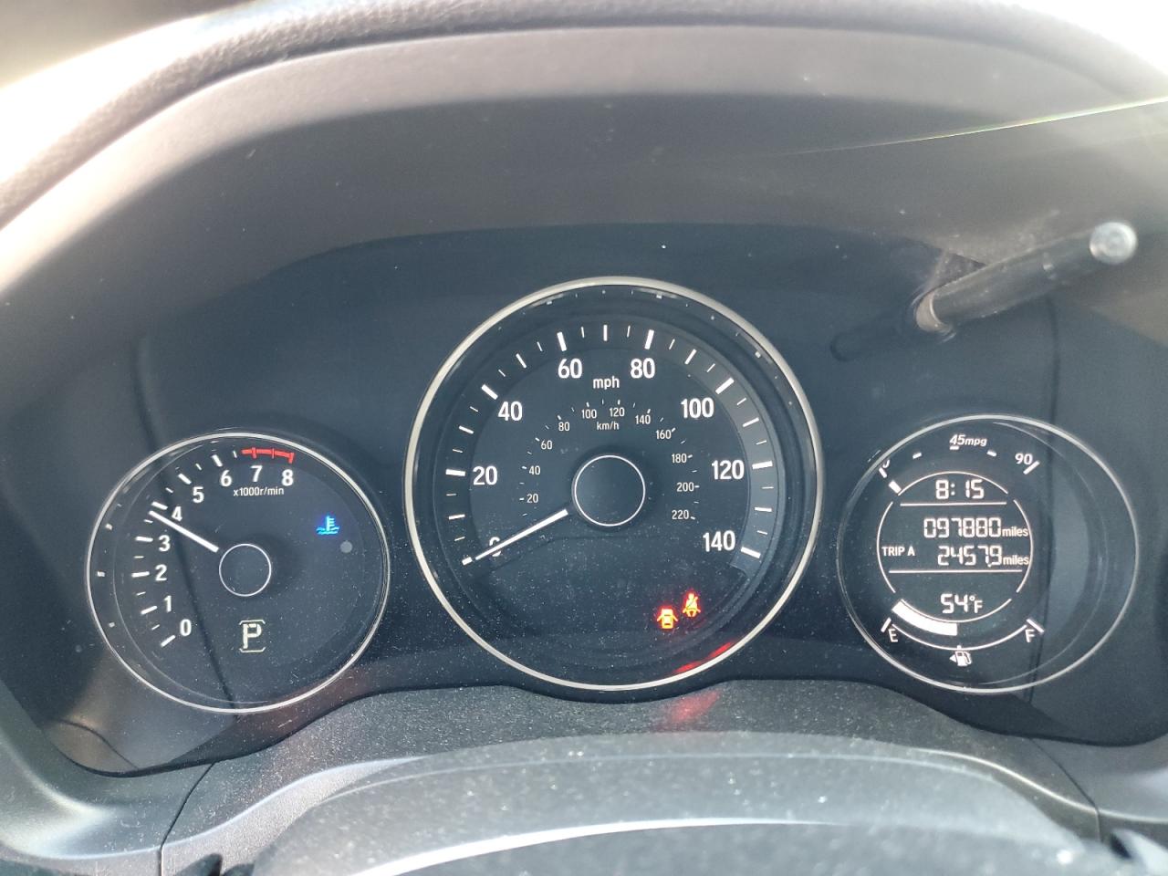 2017 Honda HR-V VIN 3CZRU5H54HM701426 Copart auction photo, front end / side damage thumbnail 9