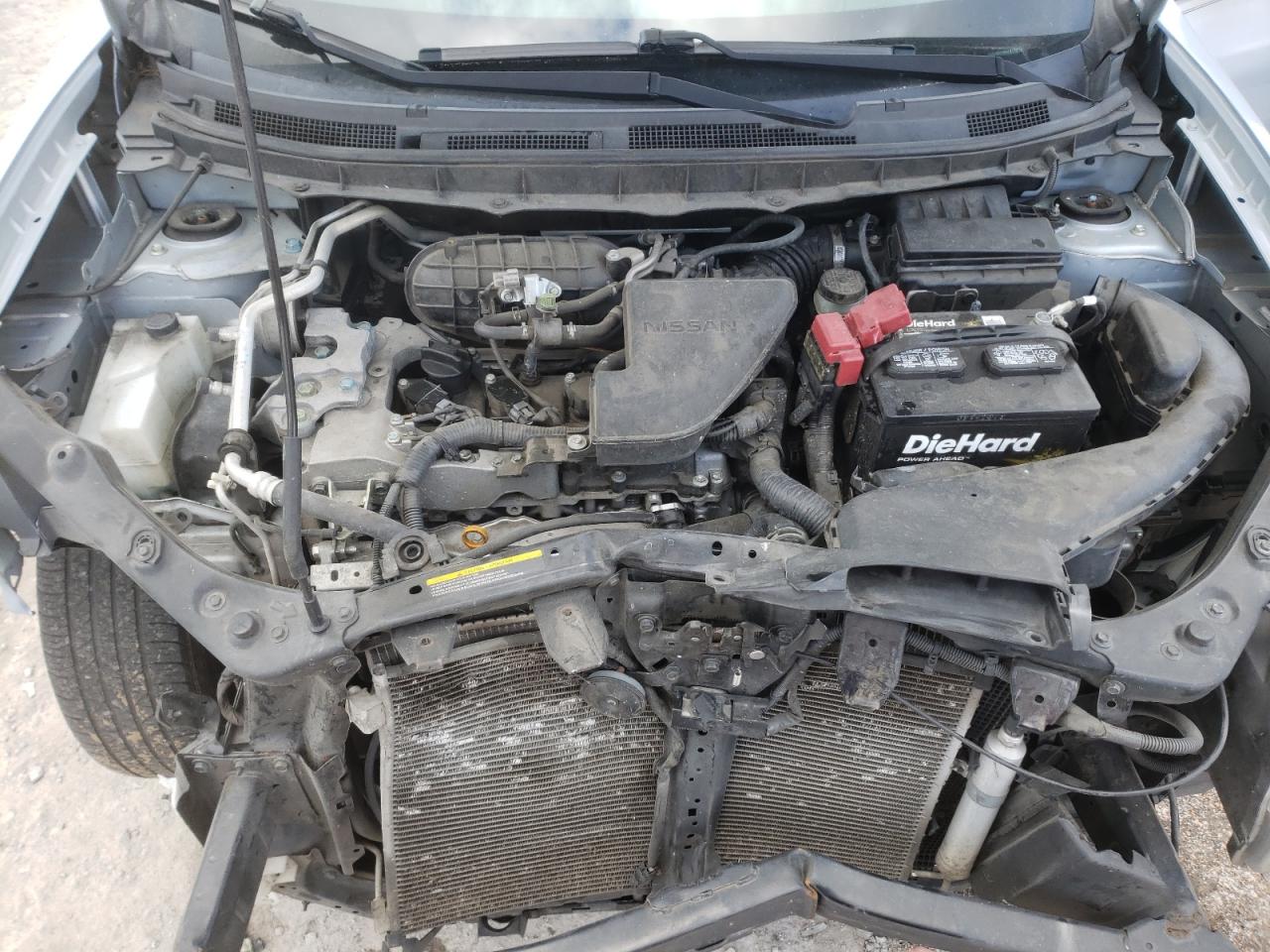 2014 Nissan Rogue VIN JN8AS5MTXEW104178 Copart auction photo, front end / side damage thumbnail 12