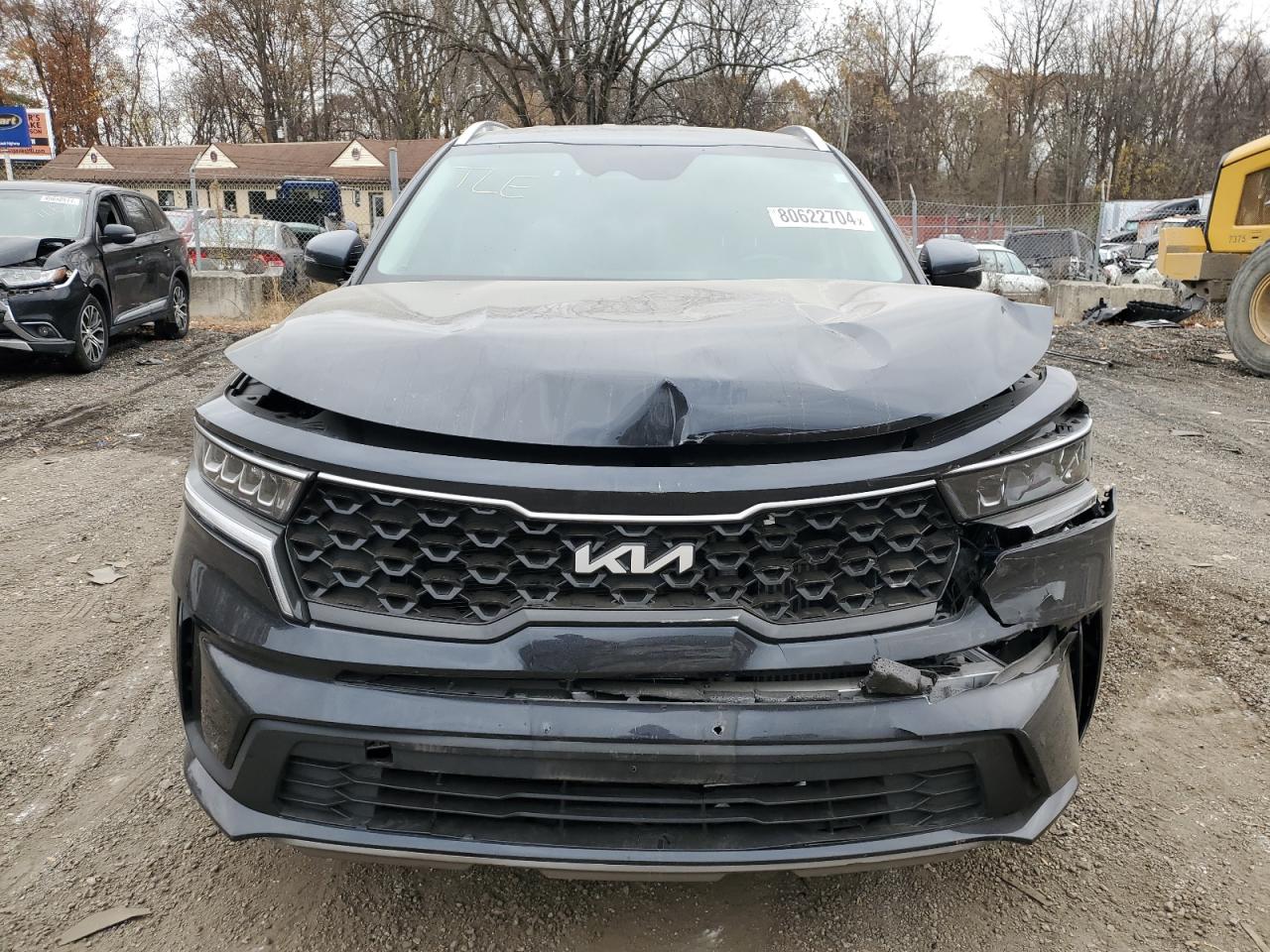 2022 KIA Sorento VIN KNDRGDLG7N5080362 Copart auction photo, front end damage thumbnail 5