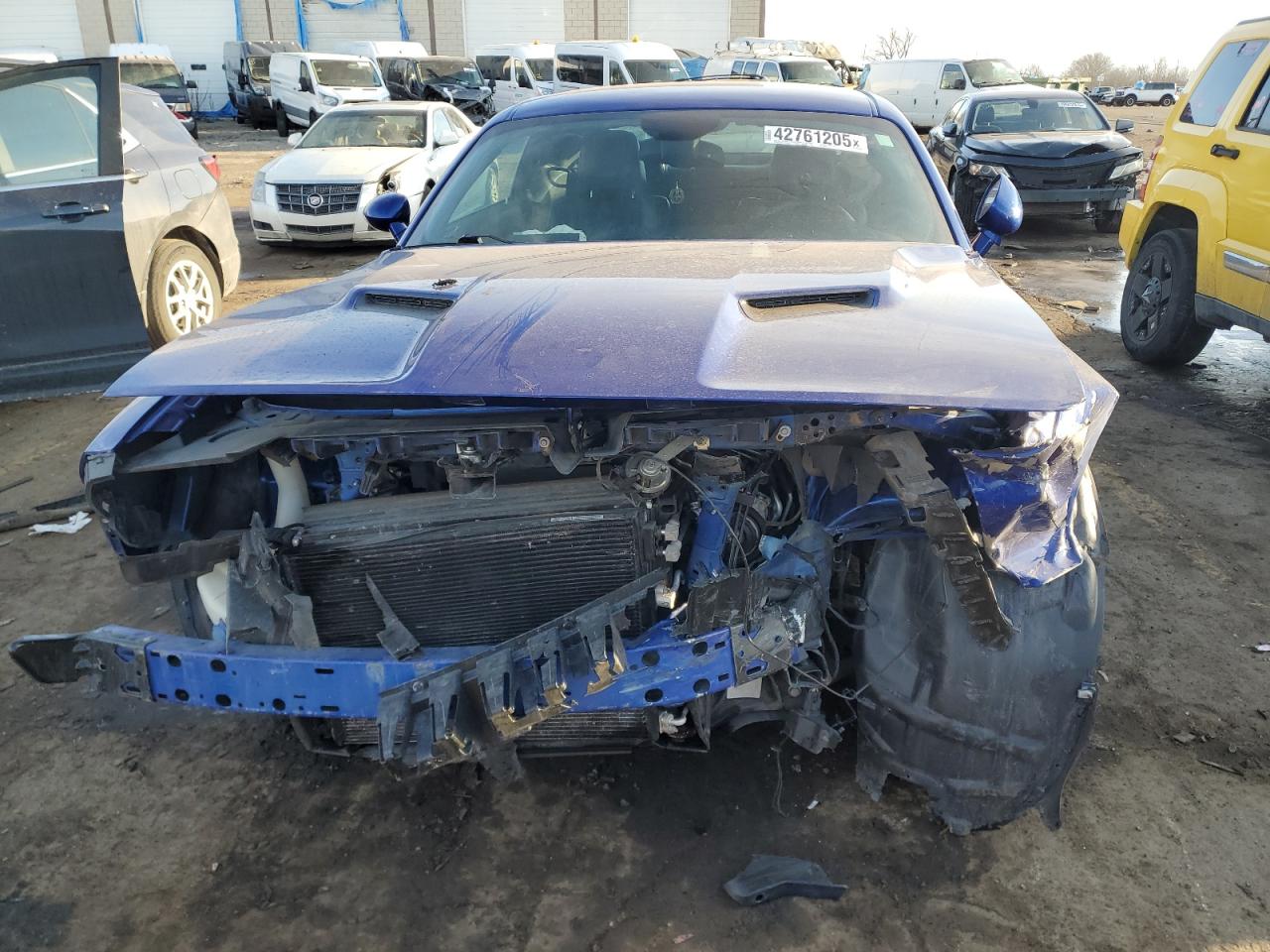 2018 Dodge Challenger VIN 2C3CDZGG7JH215627 Copart auction photo, front end damage thumbnail 5