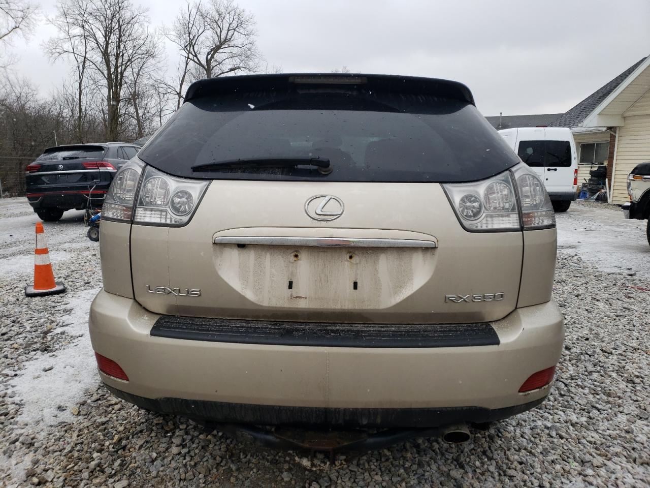 2007 Lexus RX VIN 2T2HK31U97C031291 Copart auction photo, front end / rear end damage thumbnail 6