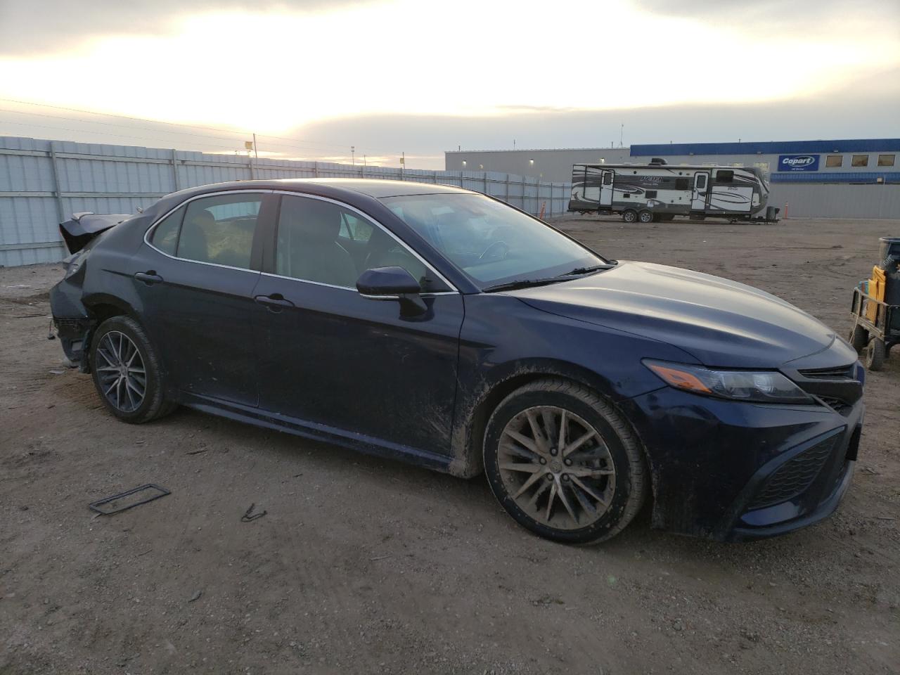 2022 Toyota Camry VIN 4T1G11AK4NU637938 Copart auction photo, rear end damage thumbnail 4