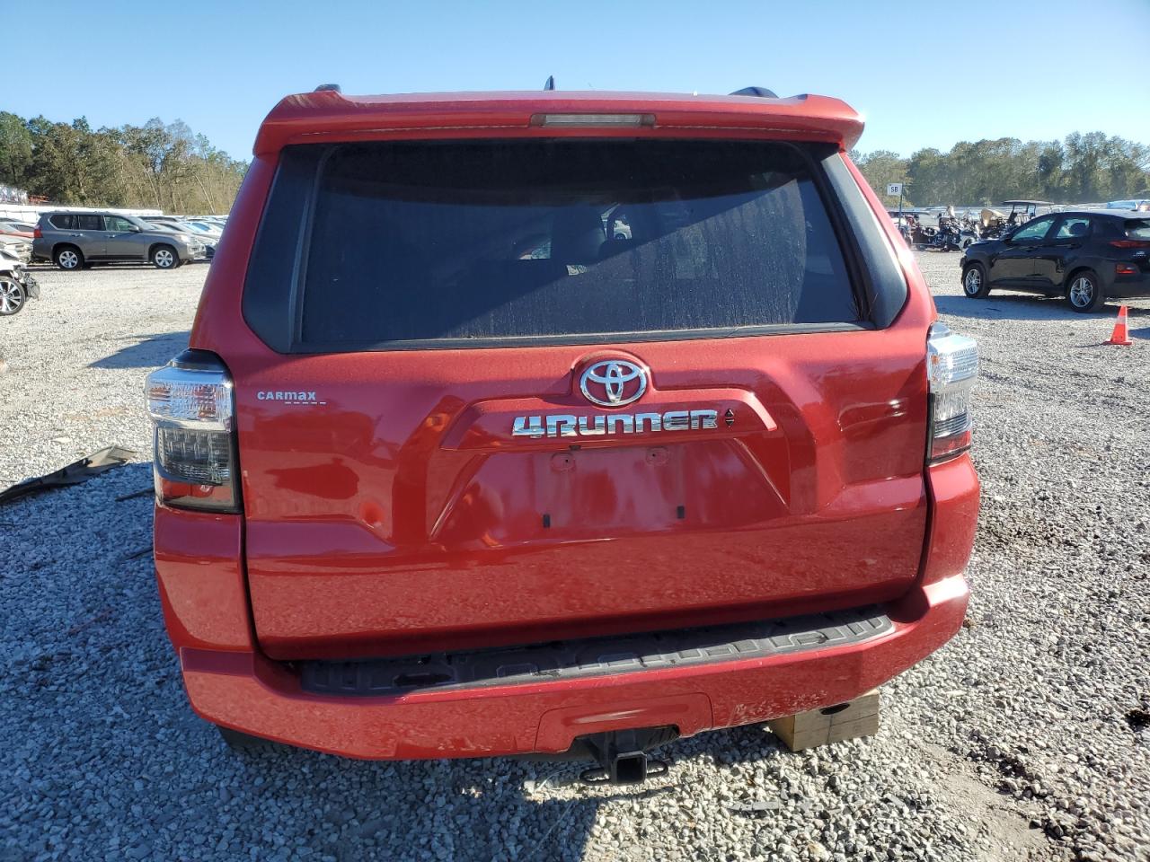 2020 Toyota 4Runner VIN JTEZU5JR5L5226320 Copart auction photo, top/roof / front end damage thumbnail 6
