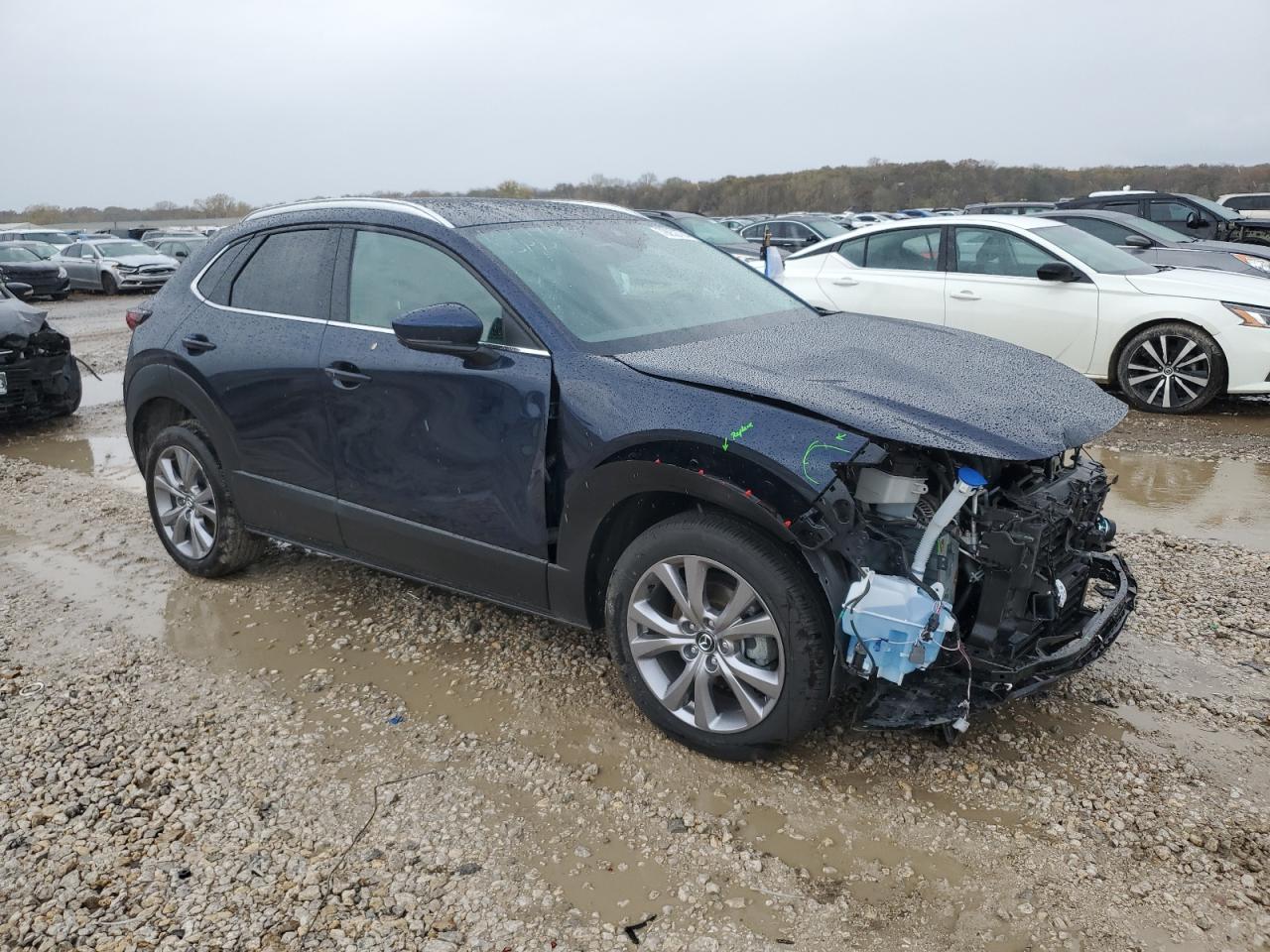 2023 Mazda CX-30 VIN 3MVDMBCM8PM571080 Copart auction photo, front end / side damage thumbnail 4