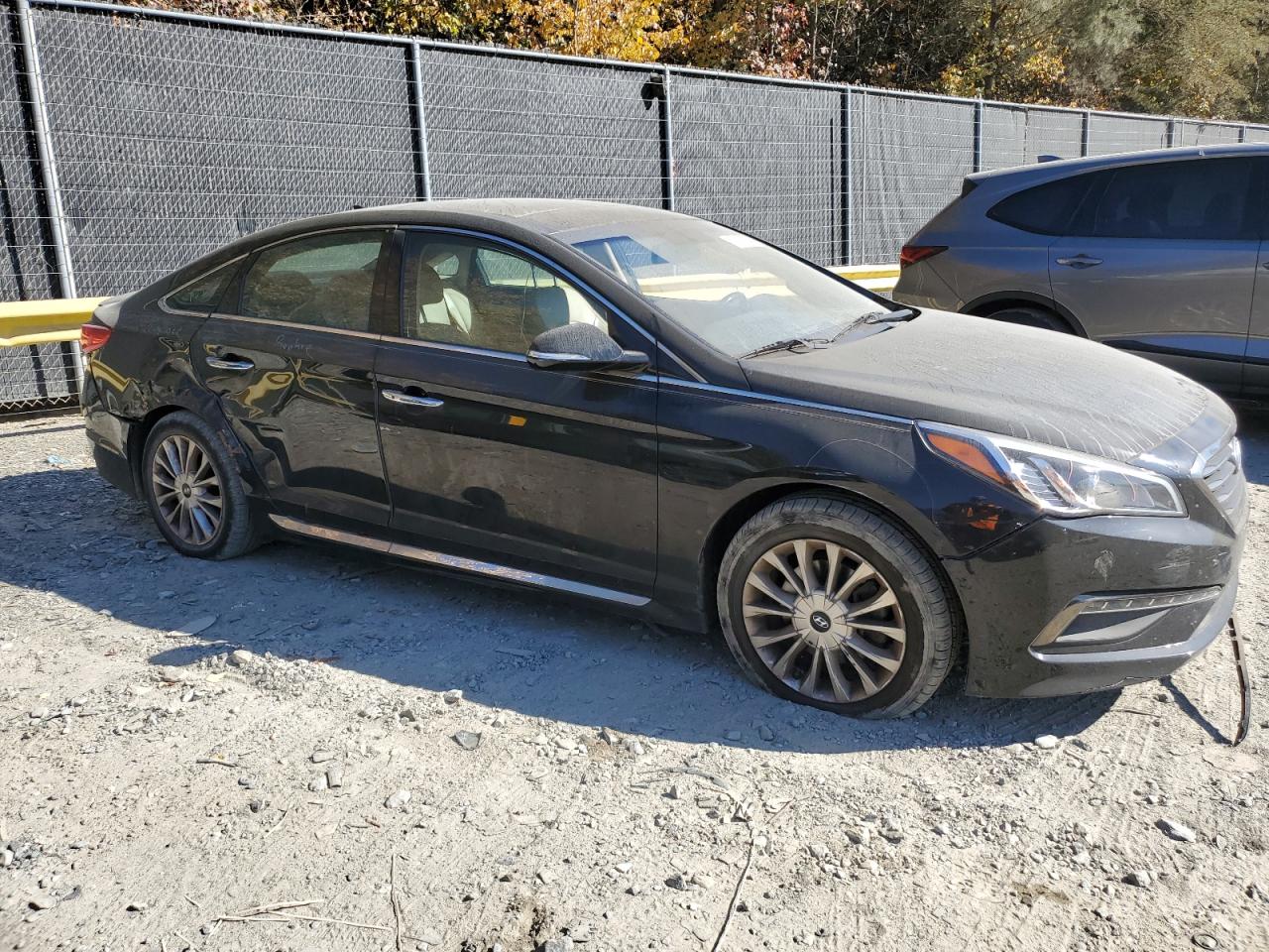 2015 Hyundai Sonata VIN 5NPE34AF1FH084333 Copart auction photo, side / minor dent/scratches damage thumbnail 4