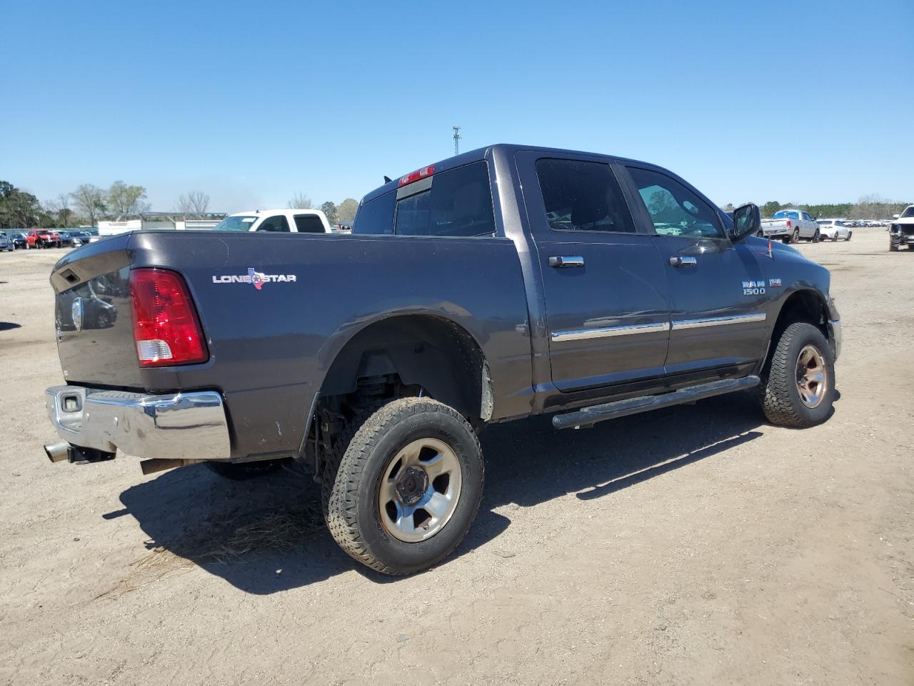 2014 RAM 1500 VIN 1C6RR6LT3ES366642 Copart auction photo, undercarriage / front end damage thumbnail 3