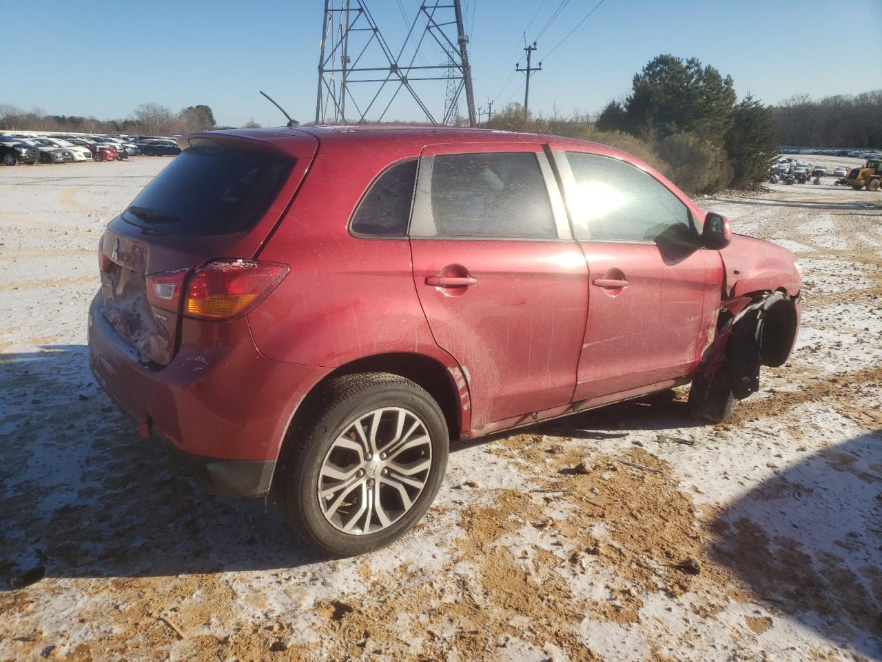 2015 Mitsubishi Outlander VIN 4A4AP3AW9FE044958 Copart auction photo, front end damage thumbnail 3