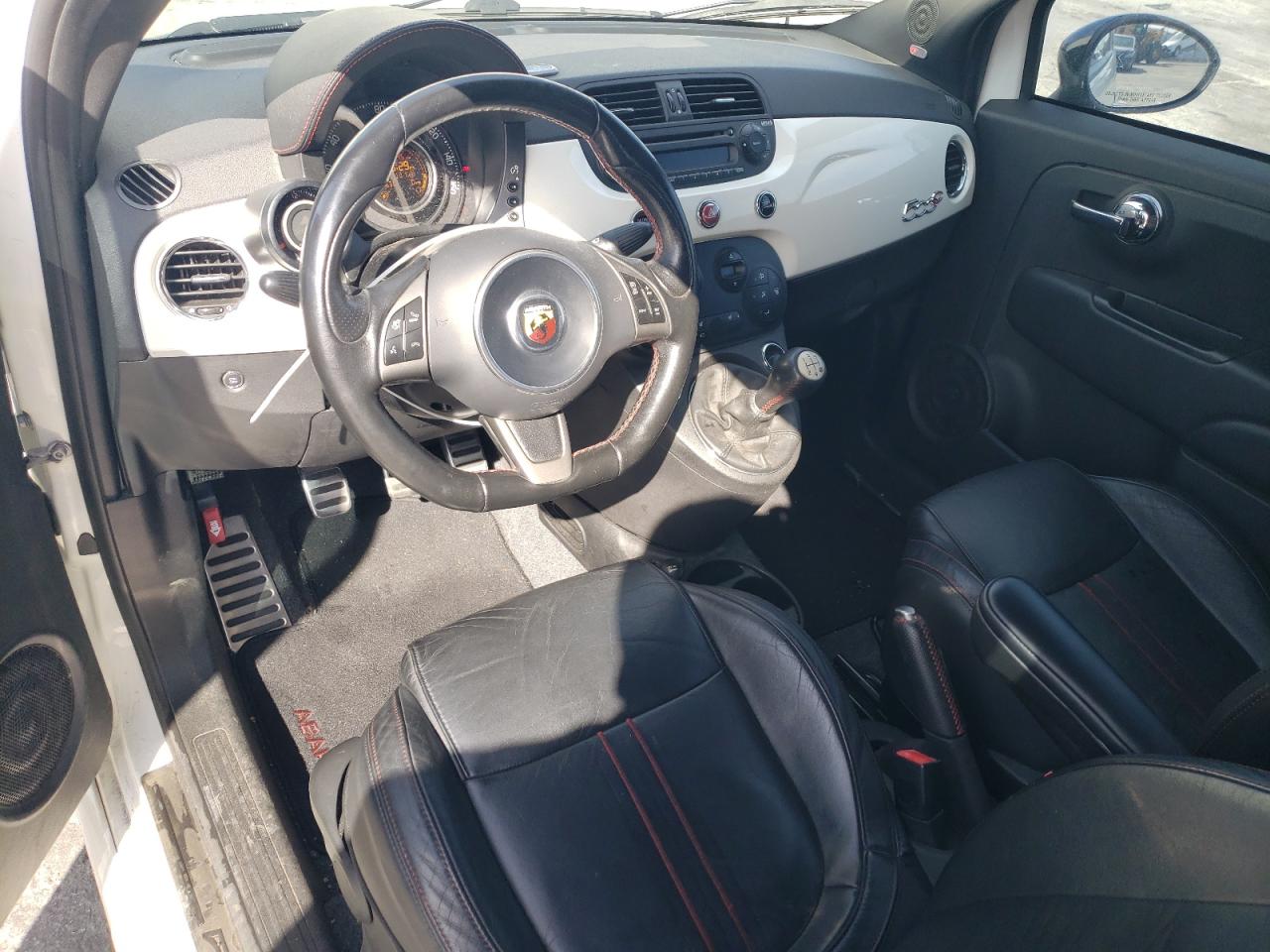 2013 Fiat 500 VIN 3C3CFFJH4DT628966 Copart auction photo, rear end damage thumbnail 8