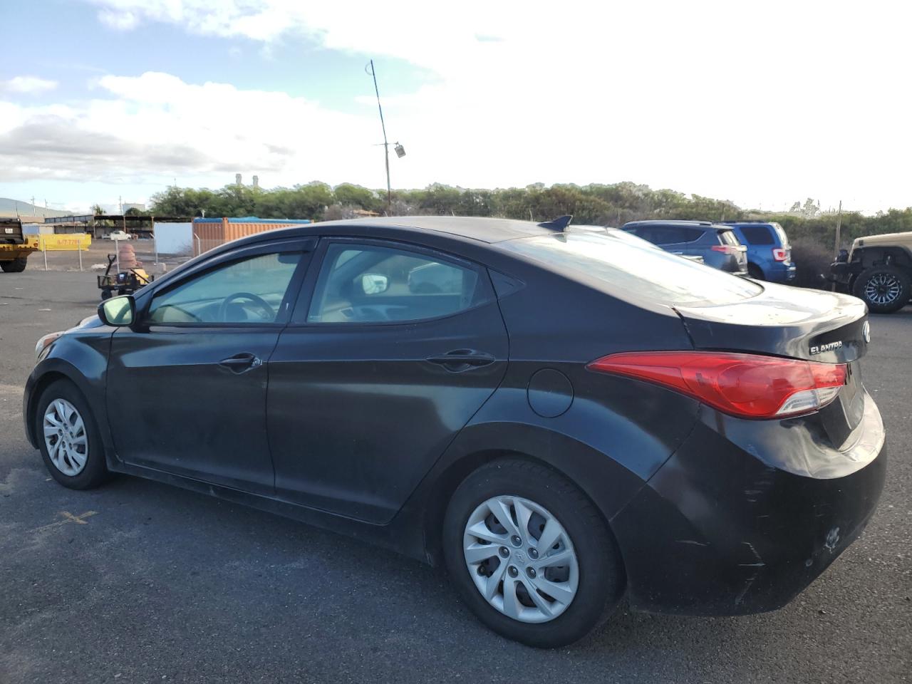 2013 Hyundai Elantra VIN 5NPDH4AE4DH244108 Copart auction photo, front end damage thumbnail 2