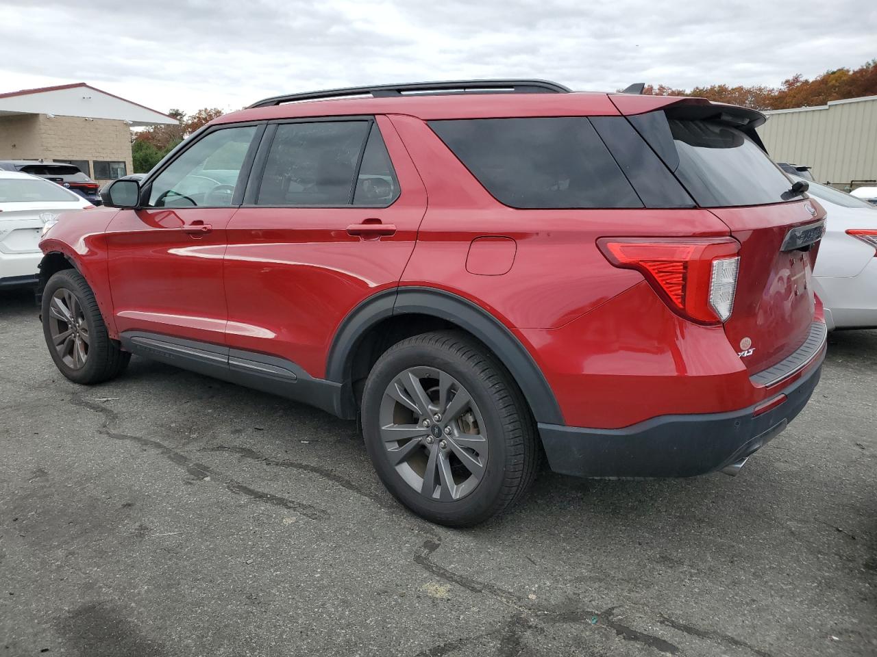 2021 Ford Explorer VIN 1FMSK8DH7MGA98616 Copart auction photo, front end / minor dent/scratches damage thumbnail 2