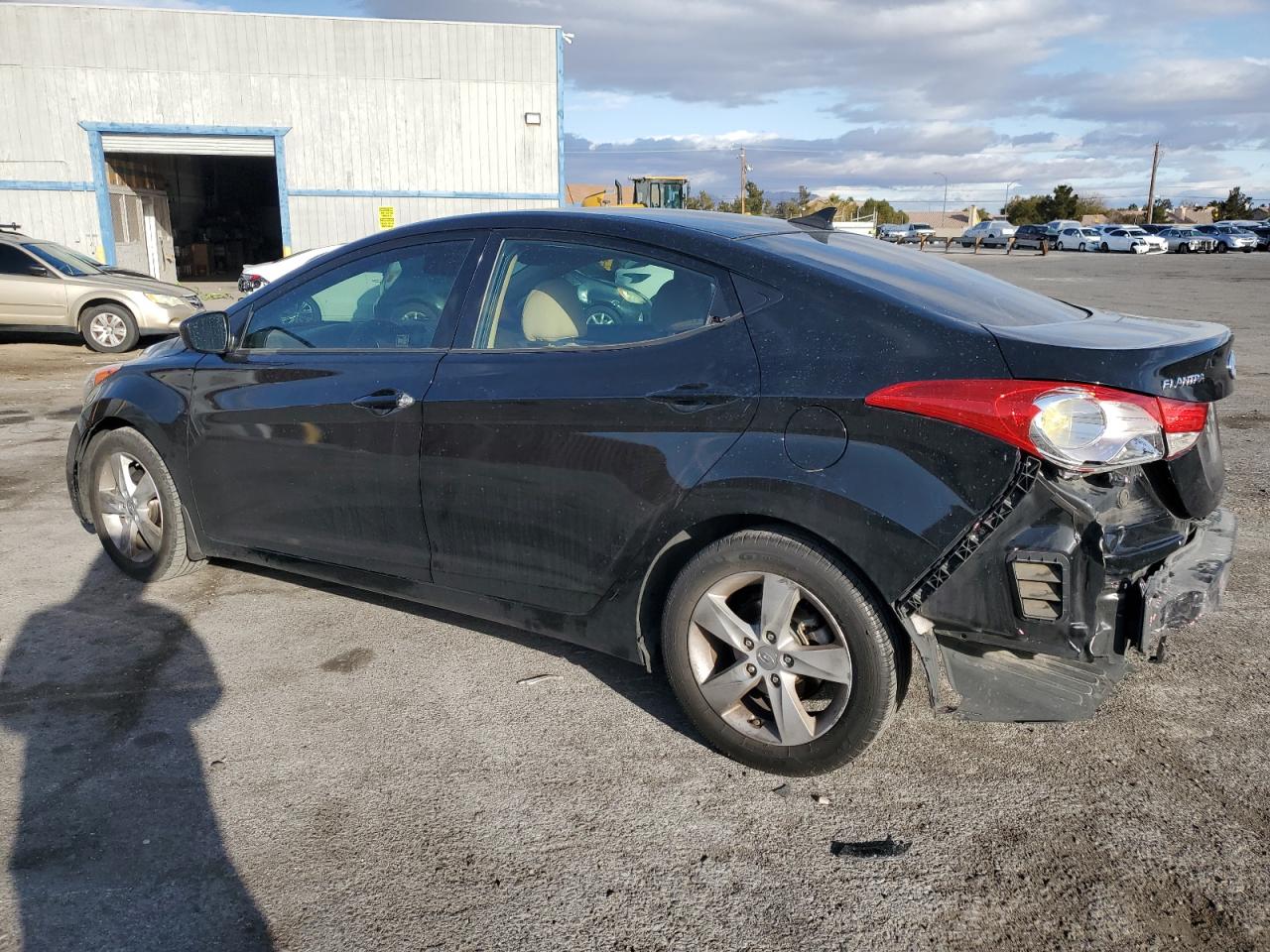 2013 Hyundai Elantra VIN 5NPDH4AE9DH265553 Copart auction photo, rear end damage thumbnail 2