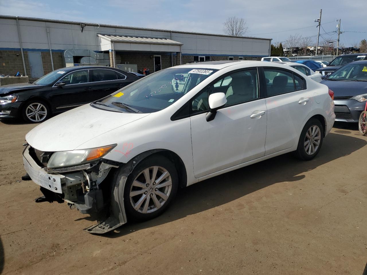 2012 Honda Civic VIN 2HGFB2F80CH607692