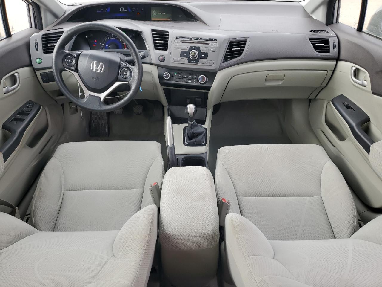 2012 Honda Civic VIN 19XFB2E54CE064476 Copart auction photo, side damage thumbnail 8