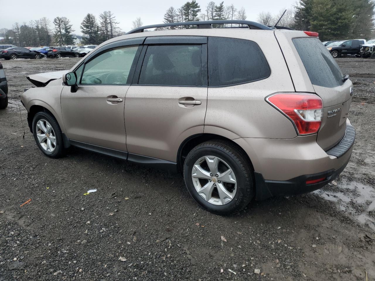 2015 Subaru Forester VIN JF2SJADC0FH437685 Copart auction photo, front end damage thumbnail 2