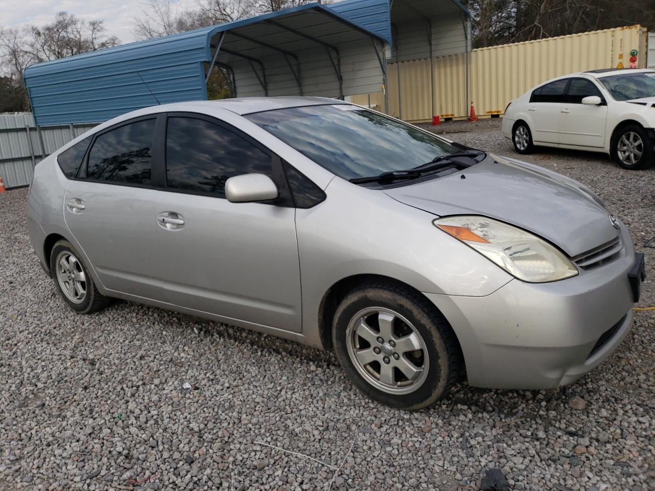 2004 Toyota Prius VIN JTDKB20U140071991 Copart auction photo, side / front end damage thumbnail 4