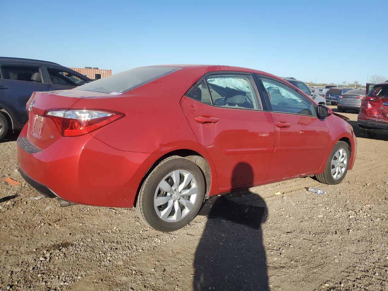 2015 Toyota Corolla VIN 5YFBURHE1FP242974 Copart auction photo, front end / minor dent/scratches damage thumbnail 3