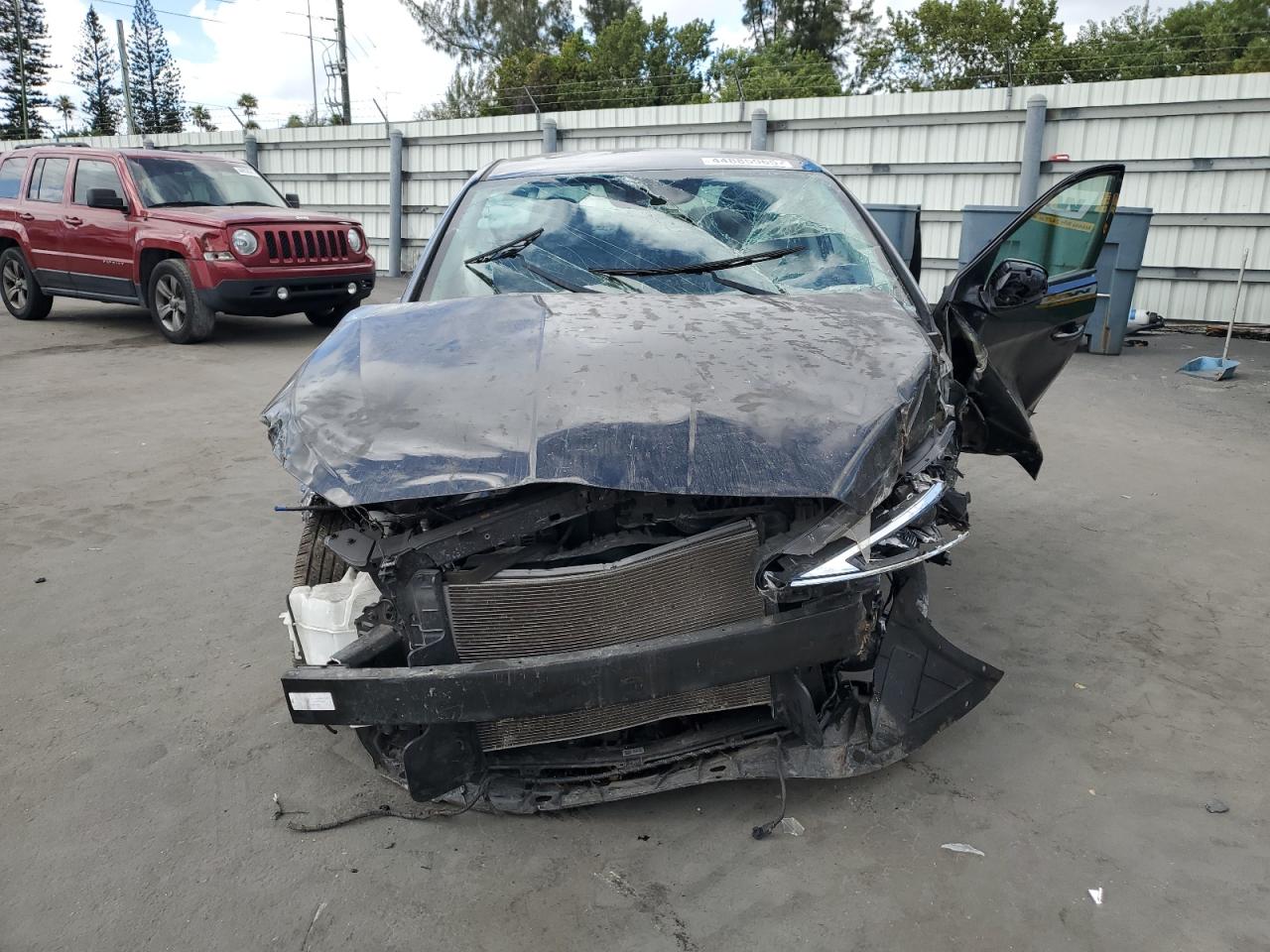 2019 Hyundai Elantra VIN 5NPD74LF0KH489719 Copart auction photo, front end / side damage thumbnail 5