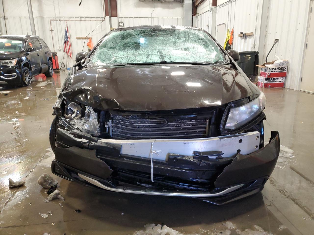 2013 Honda Civic VIN 19XFB2F87DE070511 Copart auction photo, front end damage thumbnail 5