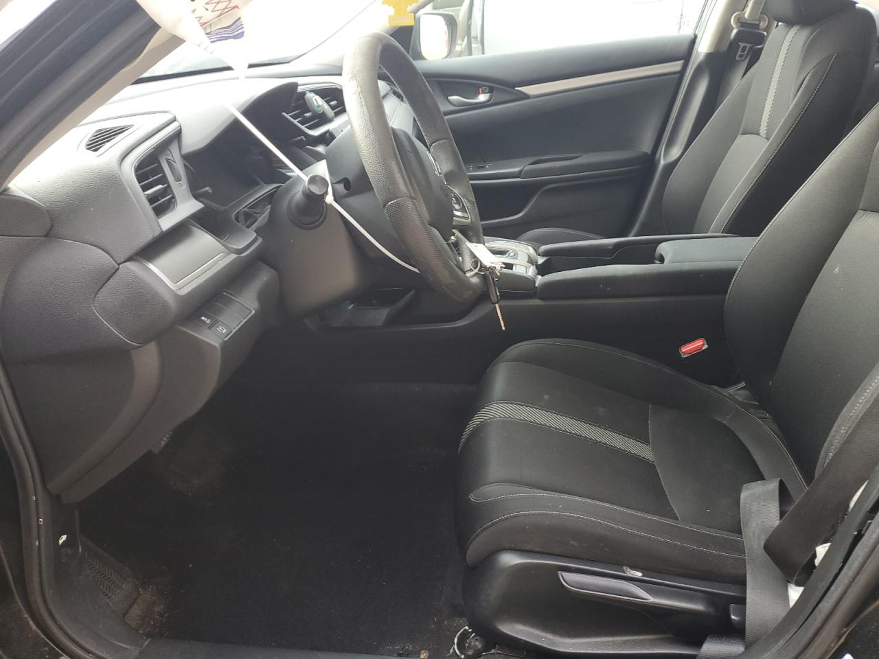 2017 Honda Civic VIN 19XFC2F5XHE016161 Copart auction photo, rear end / frame damage damage thumbnail 7