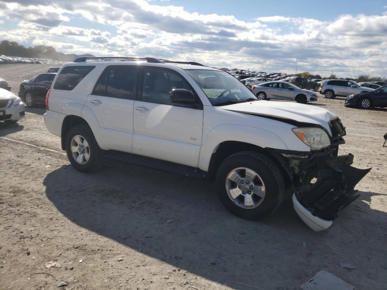 2008 Toyota 4Runner VIN JTEZU14R28K022636 Copart auction photo, front end / top/roof damage thumbnail 4