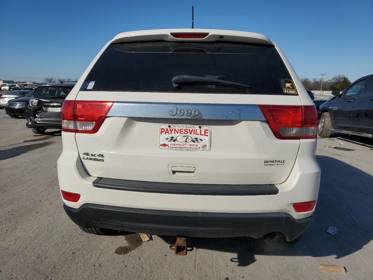 2012 Jeep Grand Cherokee VIN 1C4RJFAG0CC214783 Copart auction photo, front end damage thumbnail 6