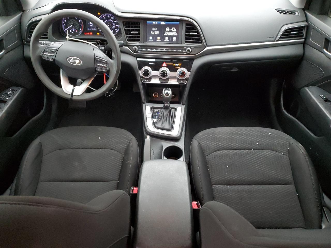 2019 Hyundai Elantra VIN 5NPD84LF1KH439960 Copart auction photo, front end / vandalism damage thumbnail 8