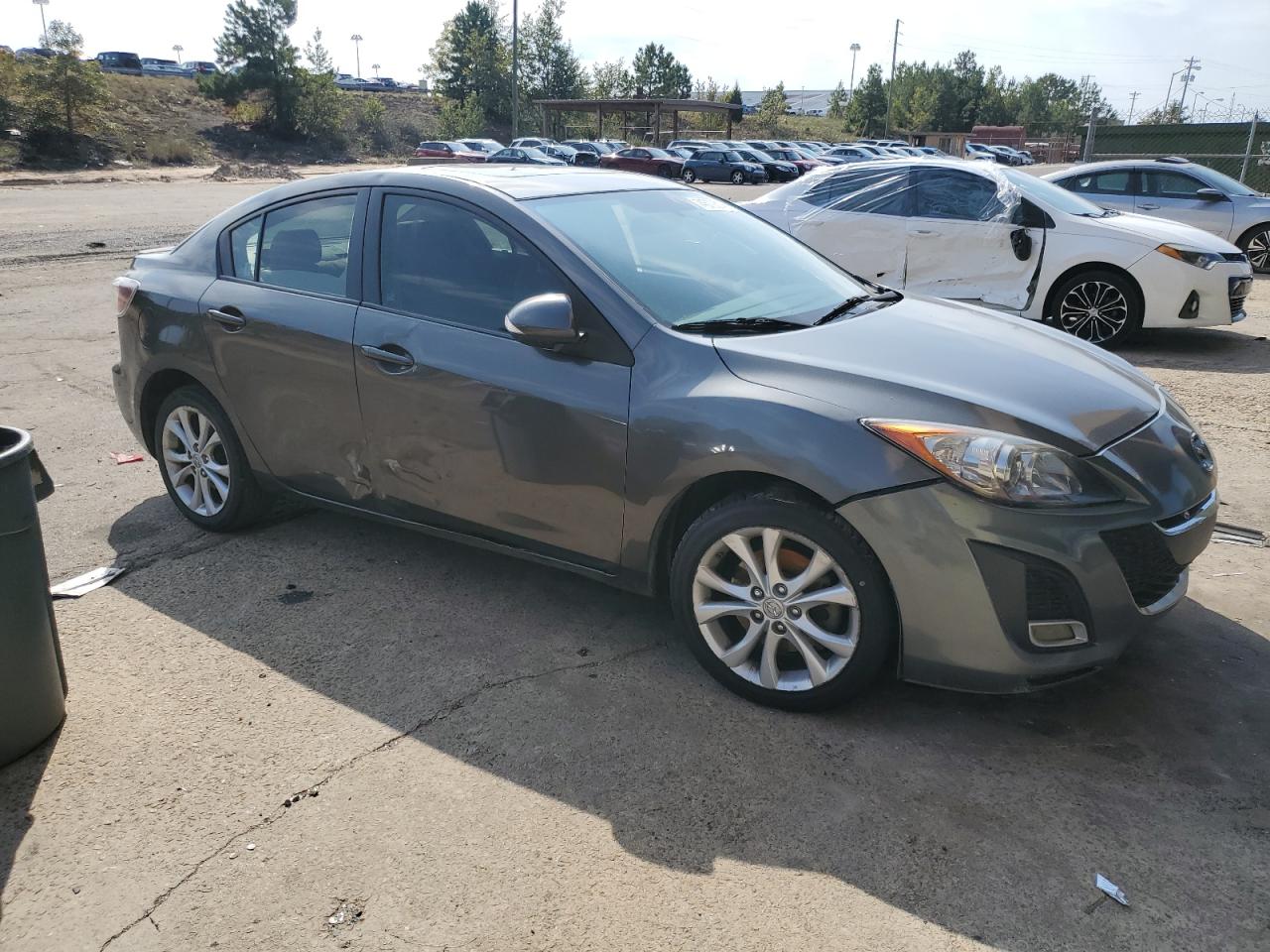 2010 Mazda 3 VIN JM1BL1S54A1107952 Copart auction photo, side damage thumbnail 4