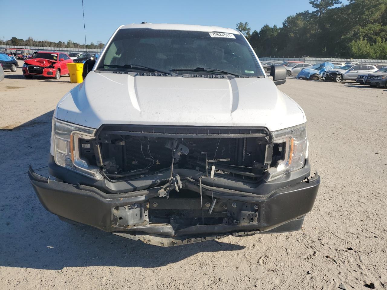 2018 Ford F-150 VIN 1FTFX1C53JKC18300 Copart auction photo, front end damage thumbnail 5