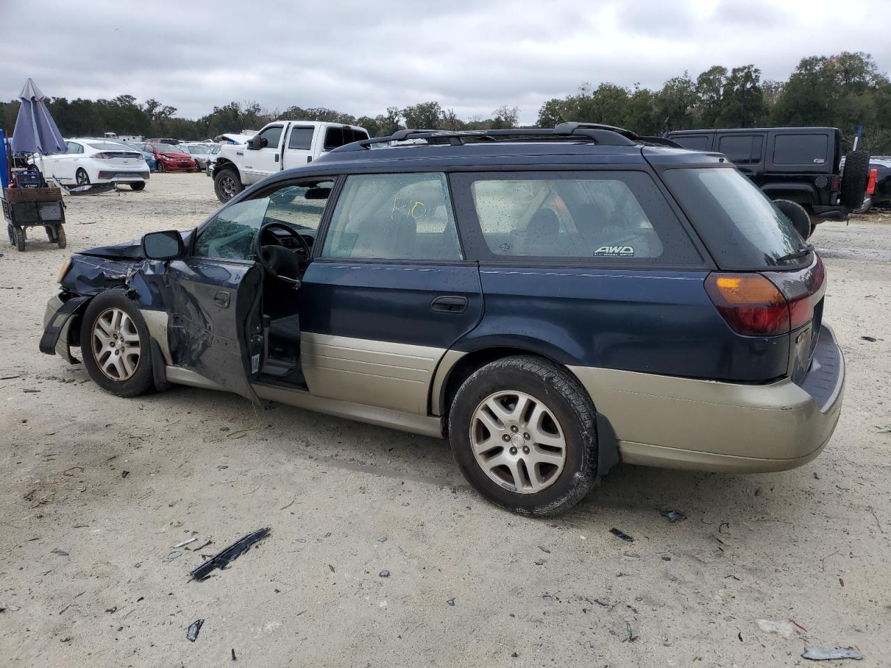 2002 Subaru Legacy VIN 4S3BH665426633219 Copart auction photo, front end / side damage thumbnail 2
