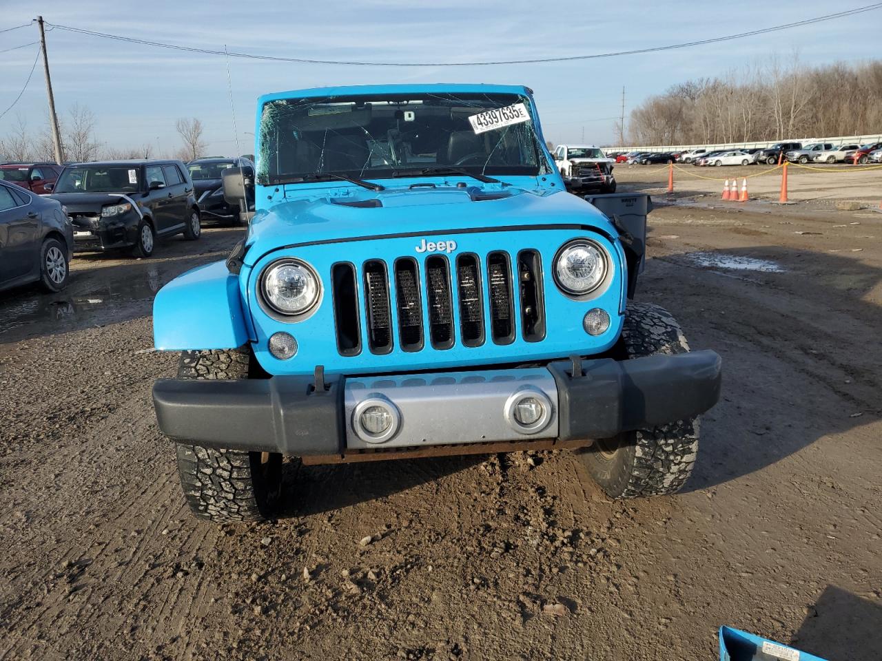 2017 Jeep Wrangler VIN 1C4BJWEG6HL620523 Copart auction photo, all over damage thumbnail 5