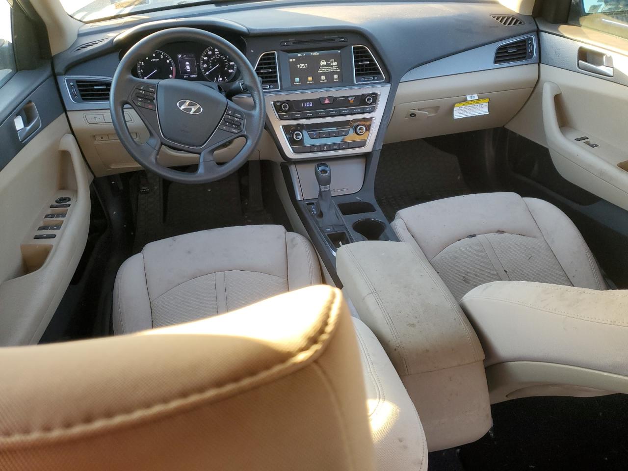 2016 Hyundai Sonata VIN 5NPE24AF5GH381304 Copart auction photo, vandalism / minor dent/scratches damage thumbnail 8