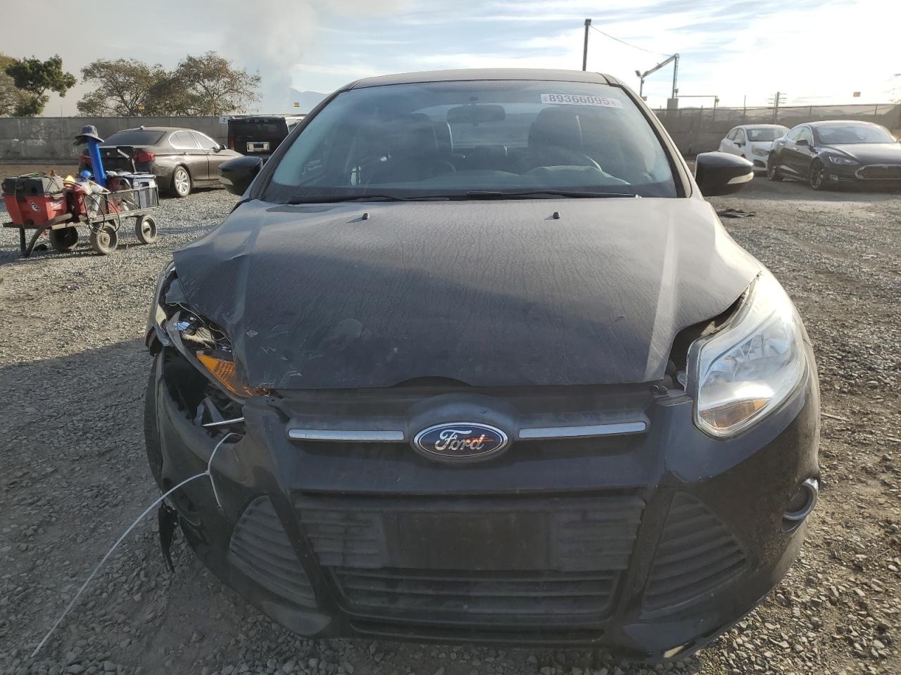 2014 Ford Focus VIN 1FADP3F29EL111844 Copart auction photo, front end damage thumbnail 5