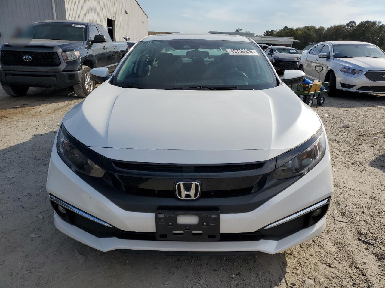 2020 Honda Civic VIN 19XFC1F33LE000076 Copart auction photo, rear end damage thumbnail 5