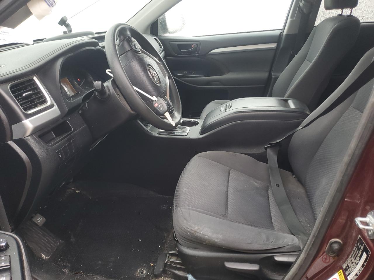 2016 Toyota Highlander VIN 5TDBKRFH6GS289025 Copart auction photo, front end / rear end damage thumbnail 7