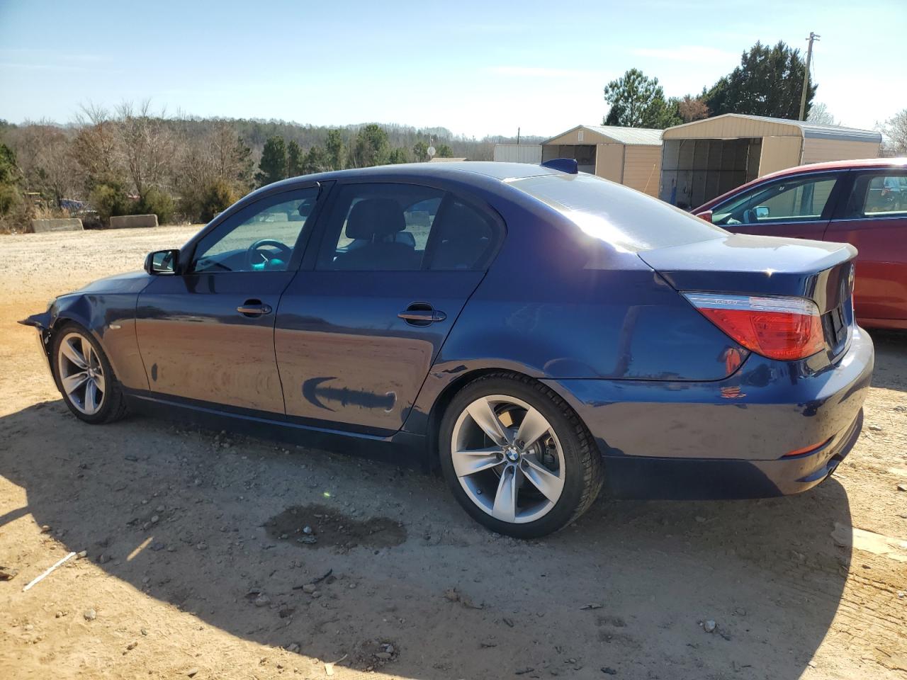 2009 BMW 5er VIN WBANU53589C122872 Copart auction photo, front end / rear end damage thumbnail 2