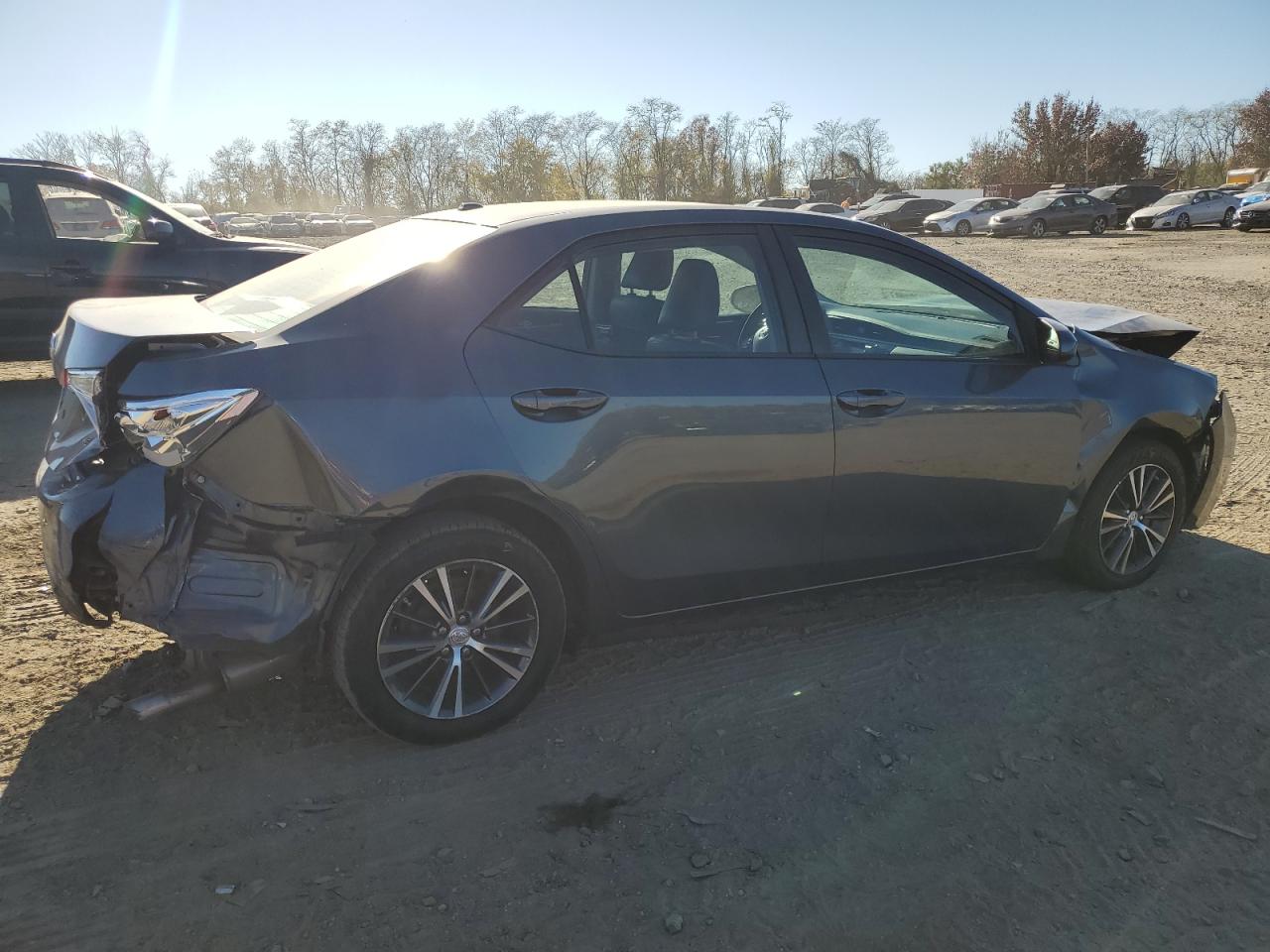 2016 Toyota Corolla VIN 2T1BURHE1GC501772 Copart auction photo, front end / rear end damage thumbnail 3