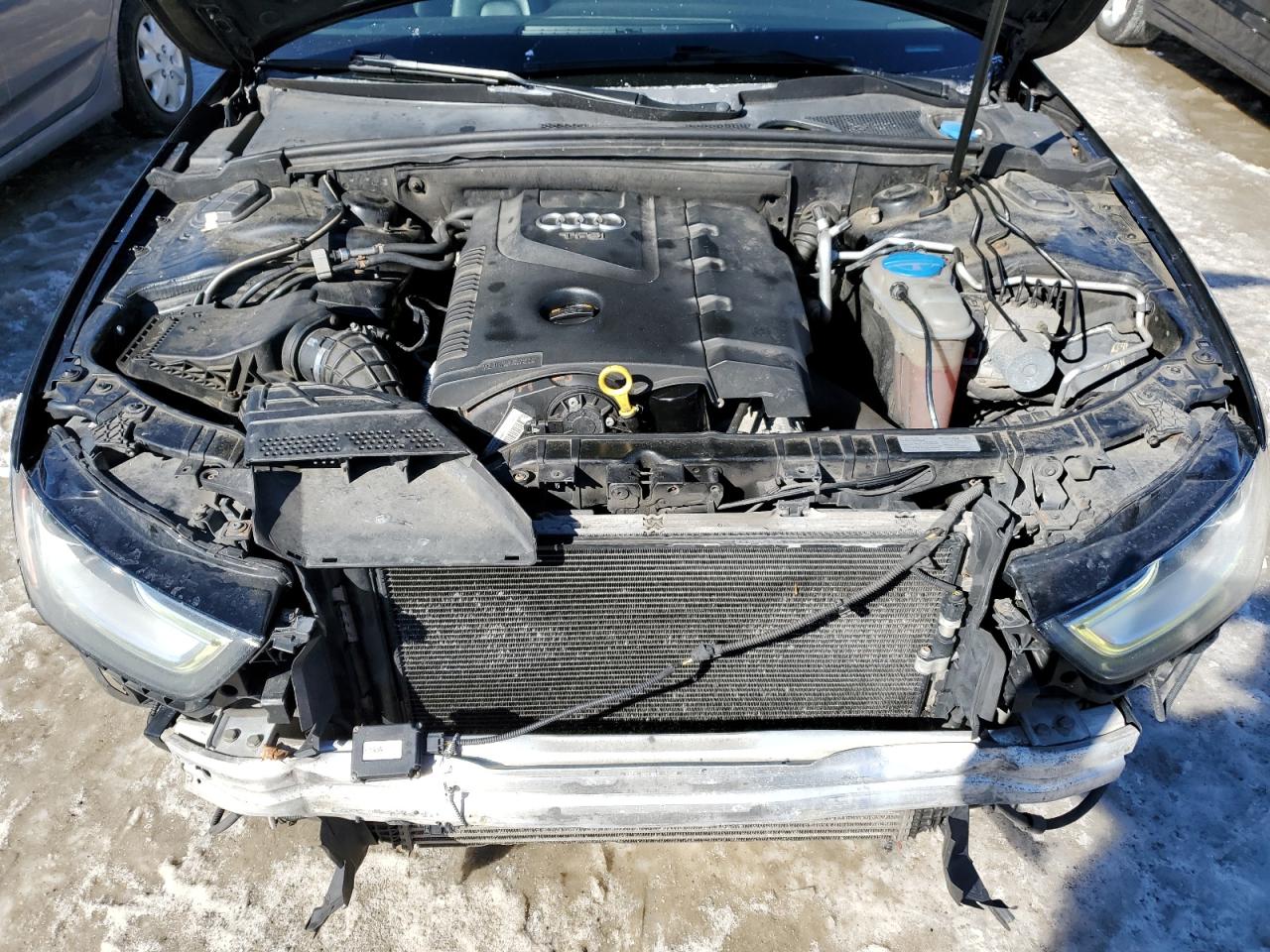 2013 Audi A4 VIN WAUBFAFL5DN010091 Copart auction photo, front end damage thumbnail 11