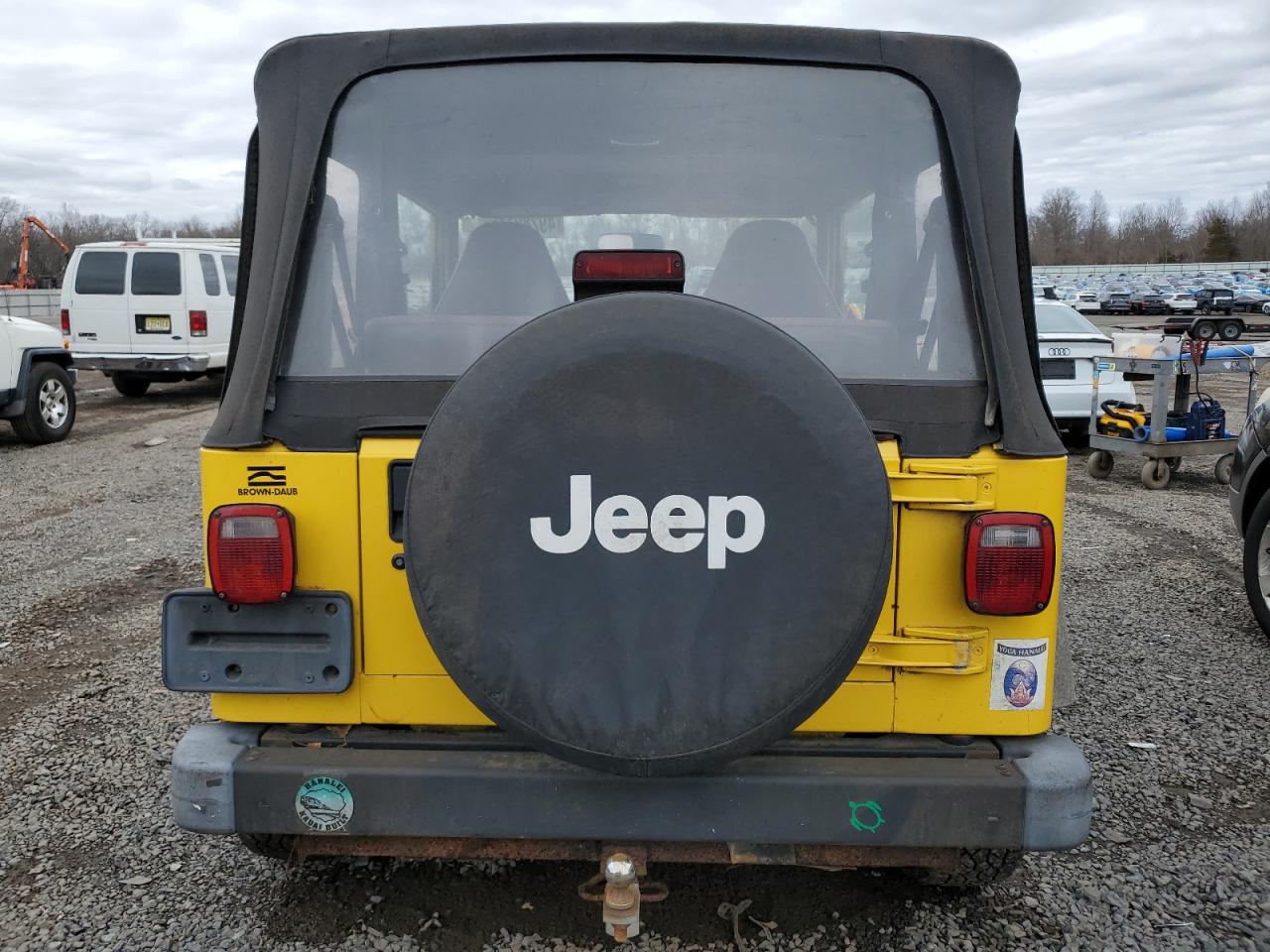 2001 Jeep Wrangler VIN 1J4FA49S01P343347 Copart auction photo, minor dent/scratches damage thumbnail 6
