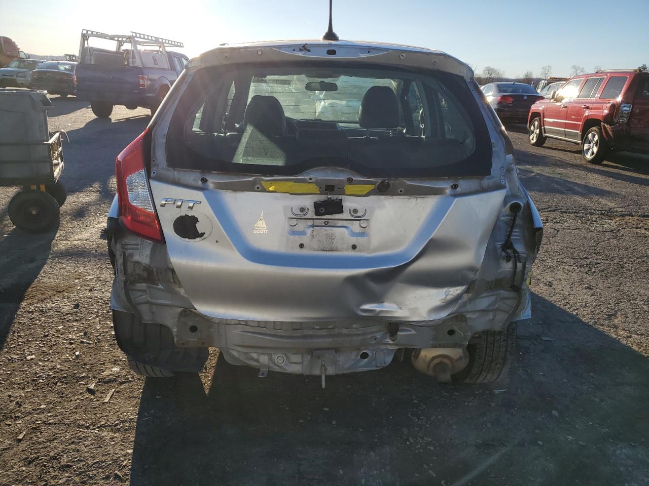 2015 Honda Fit VIN 3HGGK5H80FM702679 Copart auction photo, rear end damage thumbnail 6
