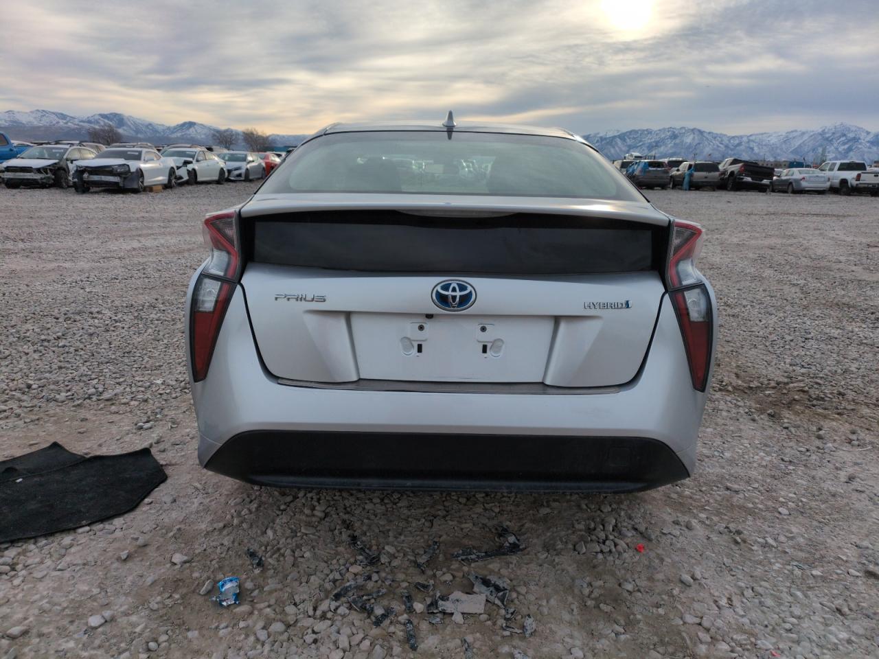 2017 Toyota Prius VIN JTDKBRFUXH3579915 Copart auction photo, side / front end damage thumbnail 6