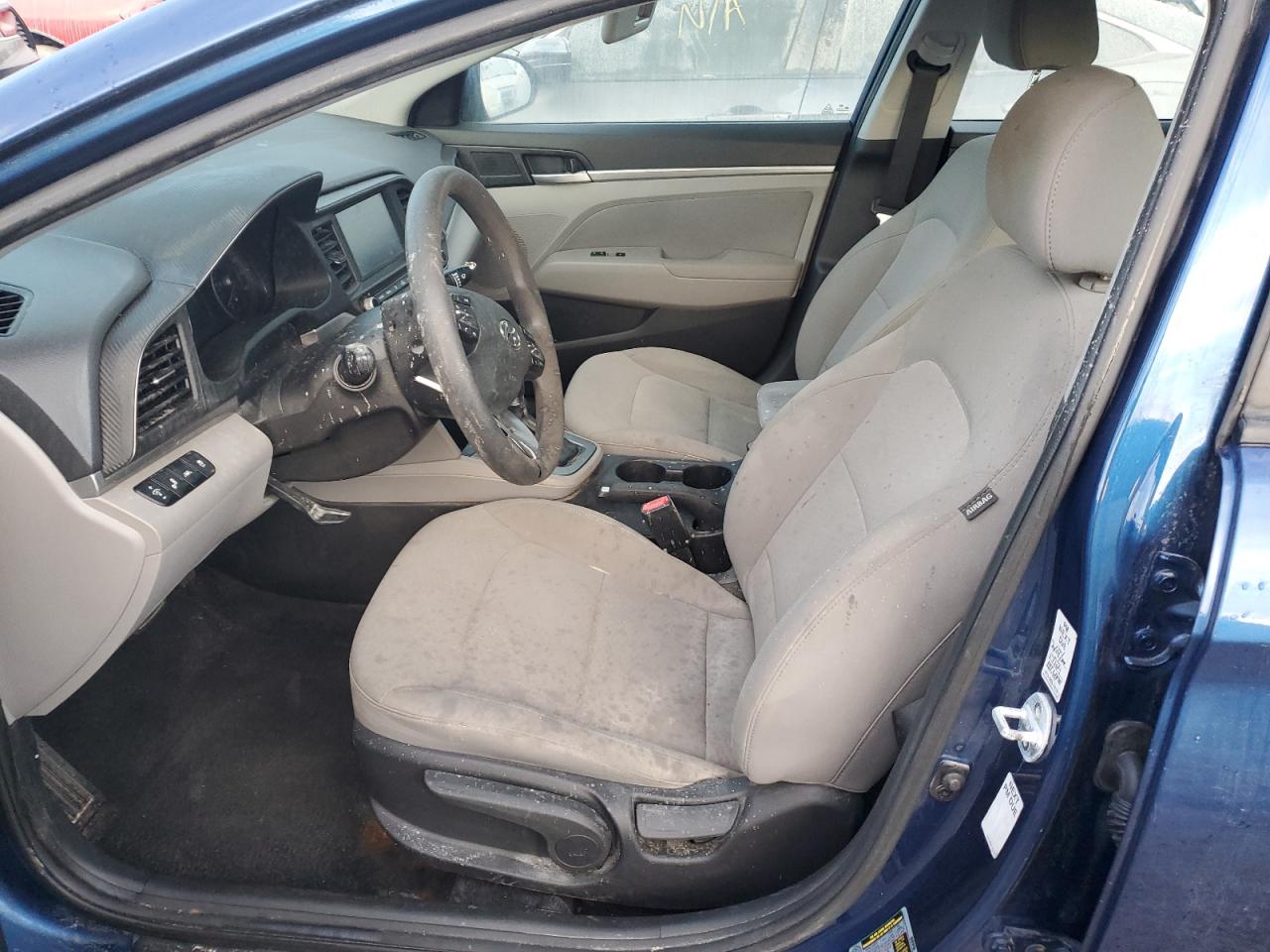 2019 Hyundai Elantra VIN 5NPD84LF9KH434036 Copart auction photo, water/flood damage thumbnail 7