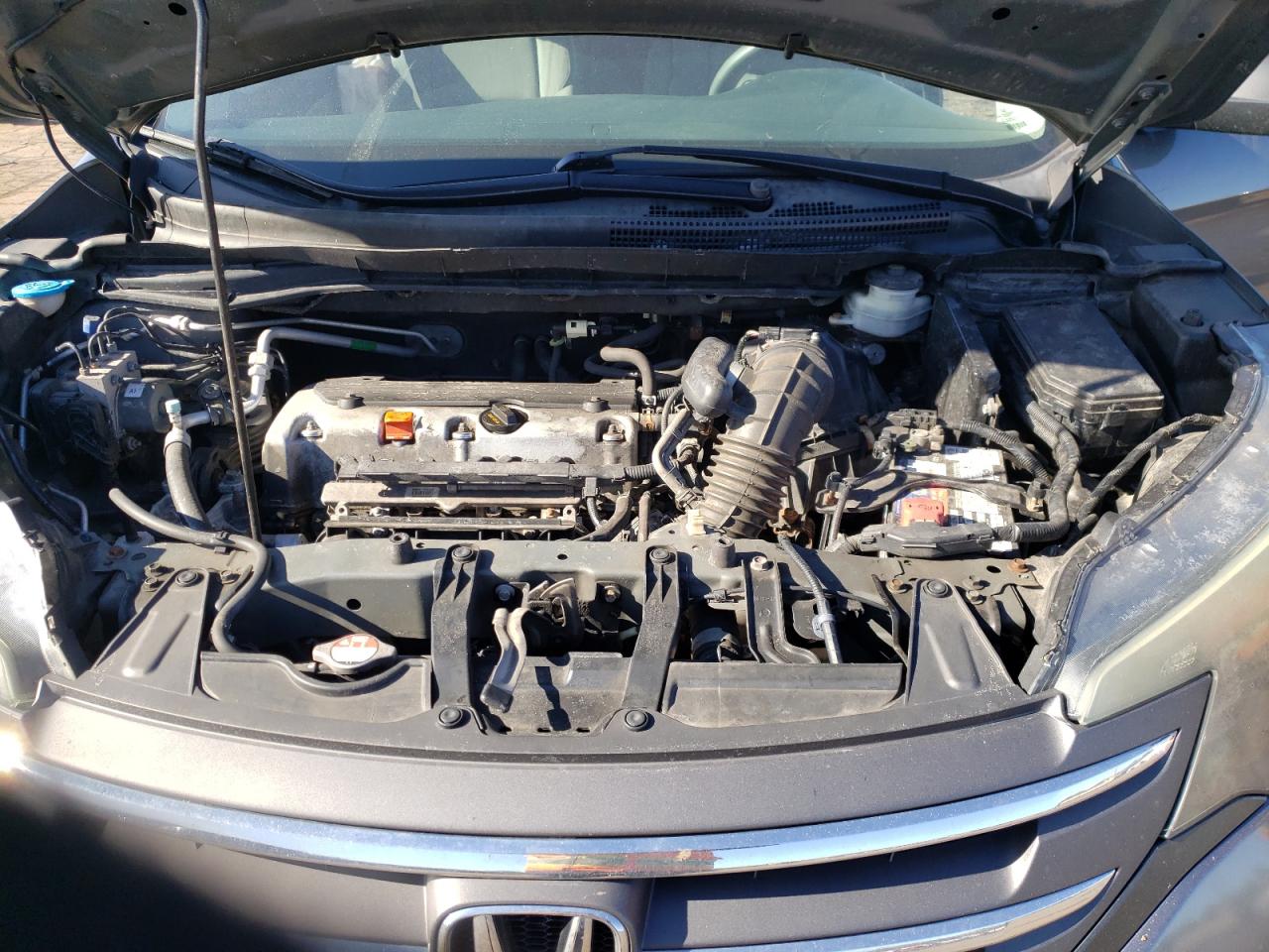 2014 Honda CR-V VIN 2HKRM4H33EH717116 Copart auction photo, side damage thumbnail 13