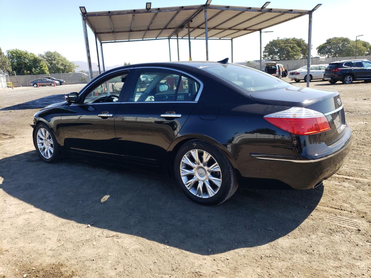 2009 Hyundai Genesis VIN KMHGC46E49U034704 Copart auction photo, front end damage thumbnail 2