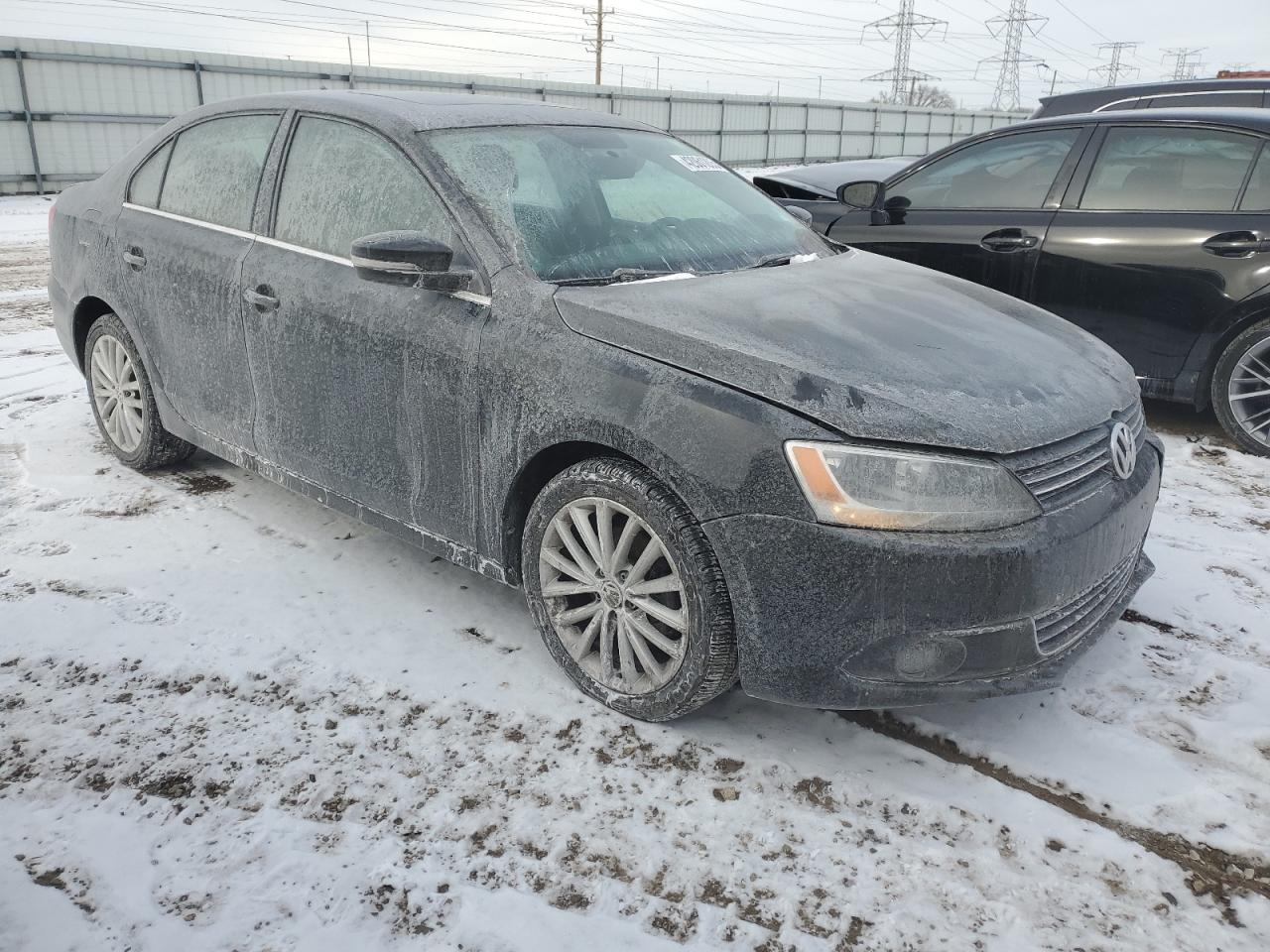 2014 Volkswagen Jetta VIN 3VWL17AJ1EM376704 Copart auction photo, front end damage thumbnail 4