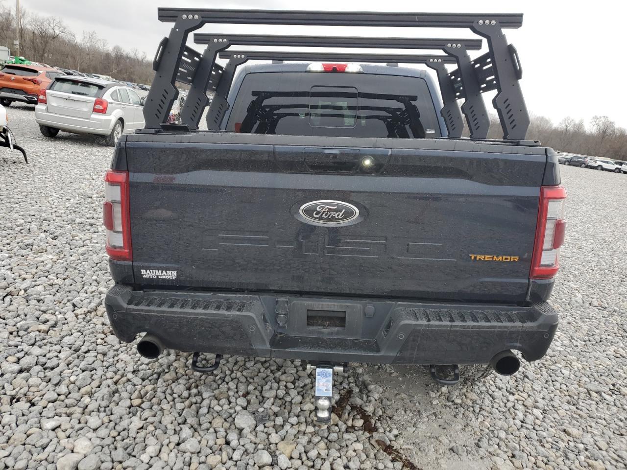 2022 Ford F-150 VIN 1FTEW1E85NFA25795 Copart auction photo, front end / frame damage damage thumbnail 6