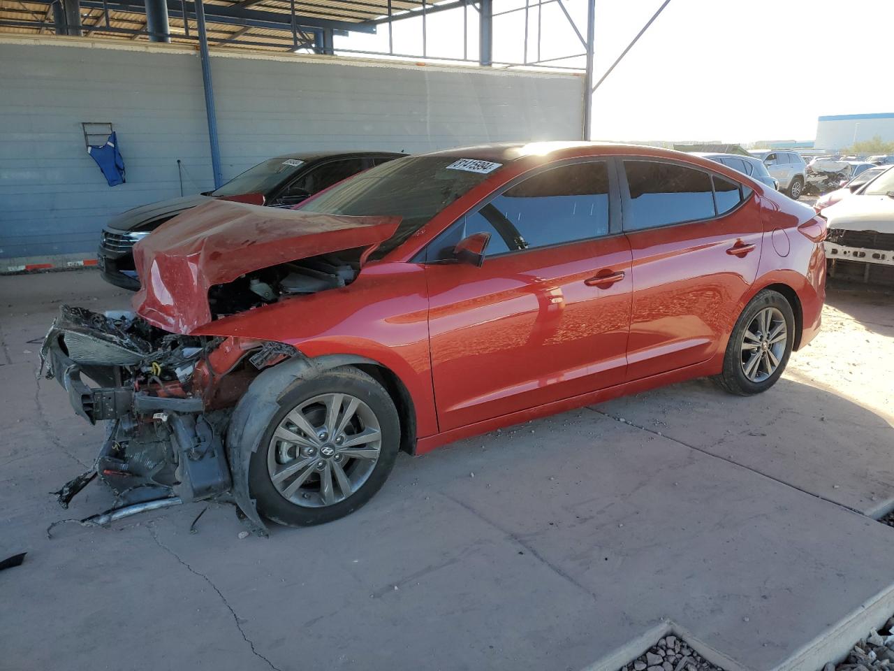 2017 Hyundai Elantra VIN 5NPD84LF6HH117114