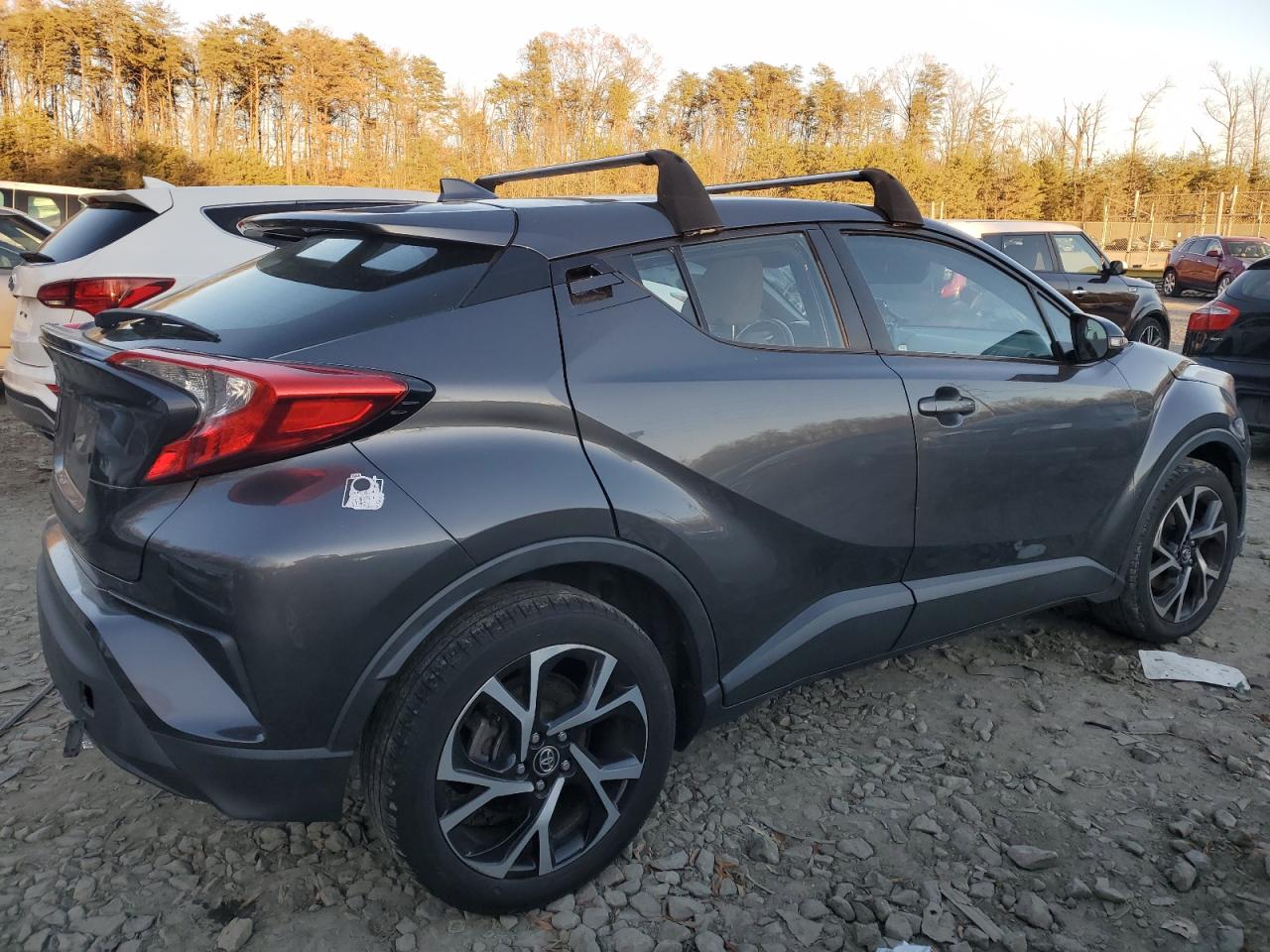 2018 Toyota C-HR VIN NMTKHMBX8JR060544 Copart auction photo, rear end / side damage thumbnail 3