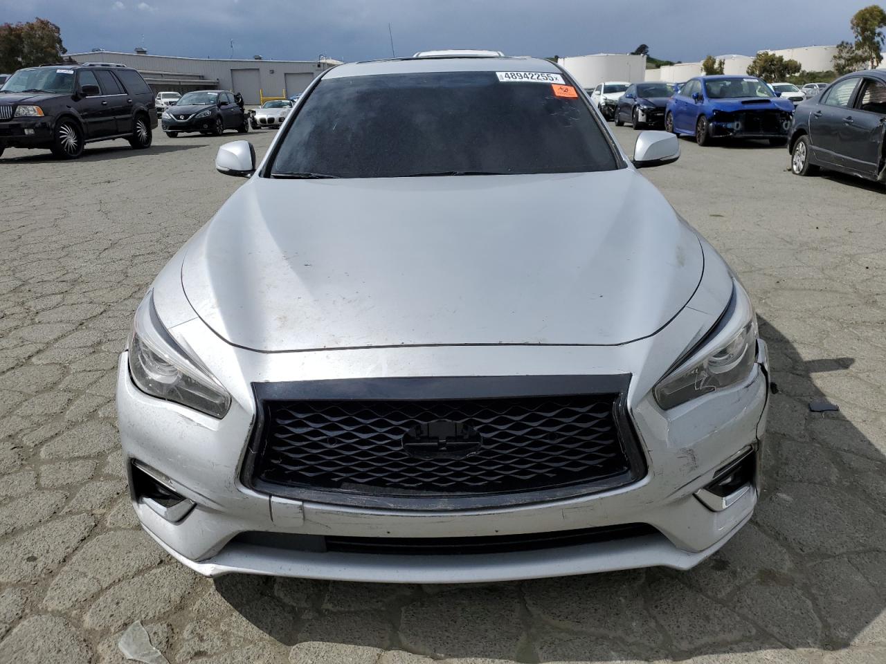 2020 Infiniti Q50 VIN JN1EV7AP0LM206494 Copart auction photo, vandalism / all over damage thumbnail 5